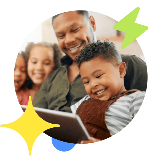 Garotinha com smartphone